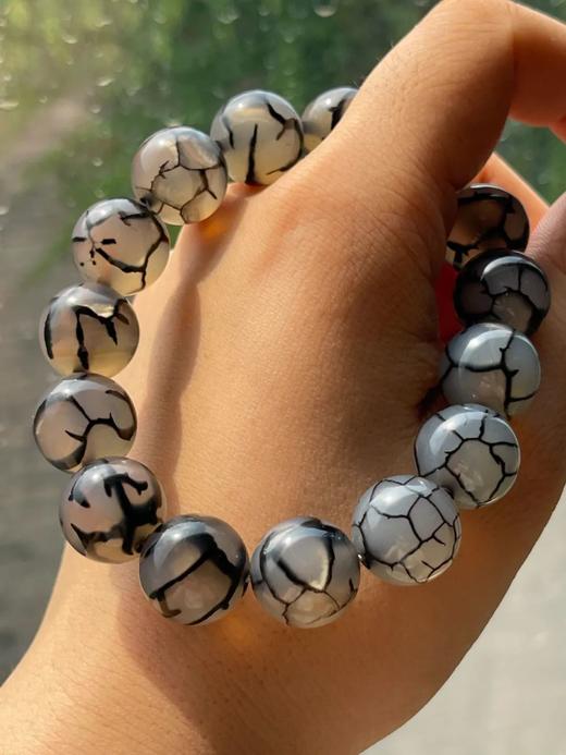 草花纹鱼脑冻玛瑙珠手链，顺丰包邮 商品图10