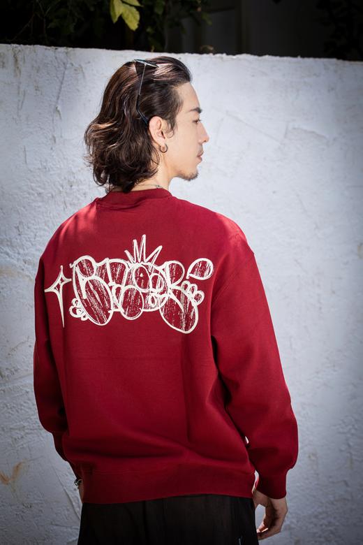 W434364236趣味拼贴圆领卫衣 商品图2