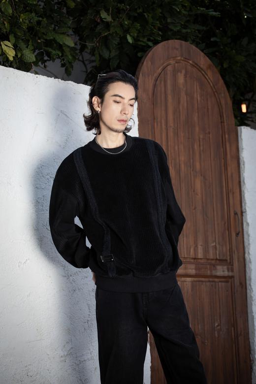 W432164261肌理圆领卫衣 商品图3