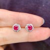 0.9ct 1.78g 红宝石耳钉 商品缩略图3