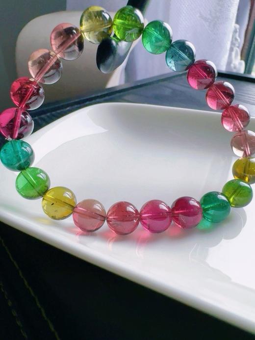 25.5g 9mm 碧玺手链 商品图0