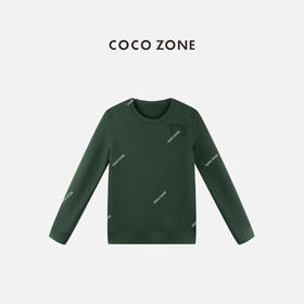 COCO ZONE 秋季圆领套头卫衣设计感长袖上衣CC1C2033