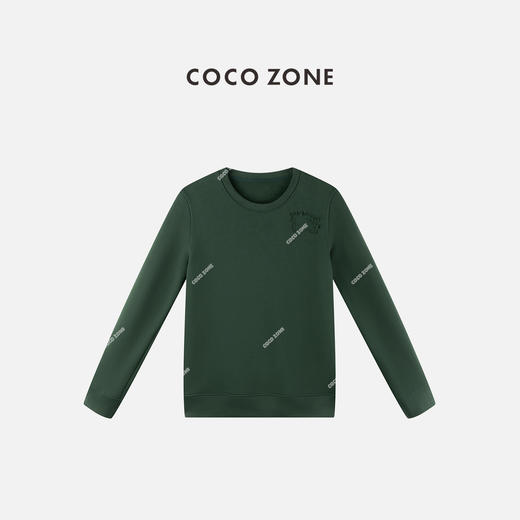 COCO ZONE 秋季圆领套头卫衣设计感长袖上衣CC1C2033 商品图0