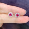 0.9ct 1.78g 红宝石耳钉 商品缩略图6
