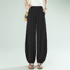 雀说新款大码宽松冰丝香蕉裤高腰显瘦休闲裤AL28632 商品缩略图5