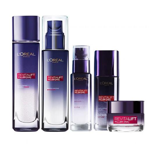 【预售 急单慎拍】欧莱雅复颜玻尿酸套装水光充盈五件套礼盒 商品图0