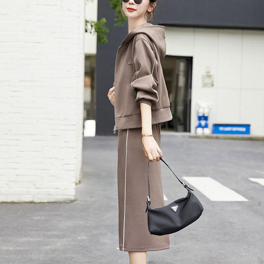 初秋装搭配一整套职业套装裙子，早秋季流行时尚两件套HR-YJQ553 商品图3