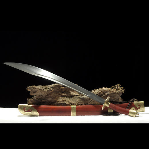 牛尾刀 武术太极刀 武术刀 龙泉沈广隆宝剑 龙泉清式刀剑 传统刀 sgl-5033未开刃 商品图6