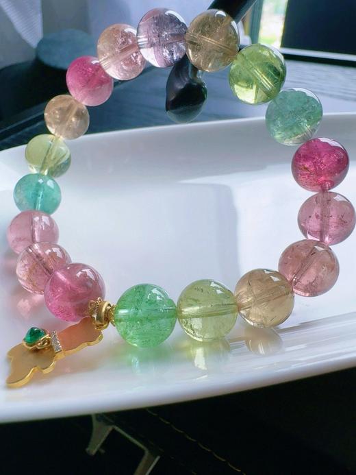 37.6g 10.8mm 碧玺手链 商品图6