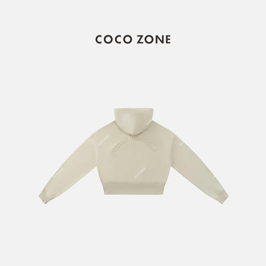 COCO ZONE 100棉简约连帽抽绳长袖外套开衫CC2C1644 商品图1