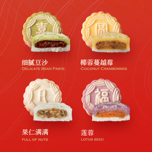 福月喜月·月圆团圆丨2024中秋国潮月饼礼盒 商品图3