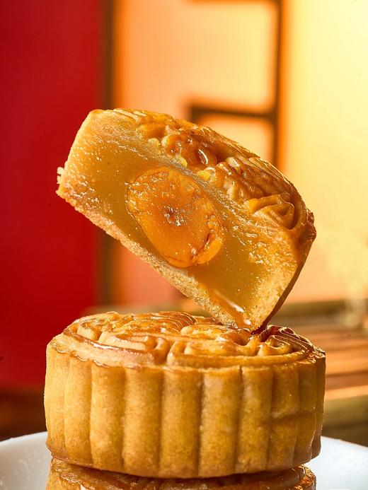 叮当x恩安饼家联名【四喜大月饼】爆款月满中秋4口味【蛋黄莲蓉+蛋黄冬蓉+草莓月饼+哈密瓜月饼】一家人的大月饼 商品图2