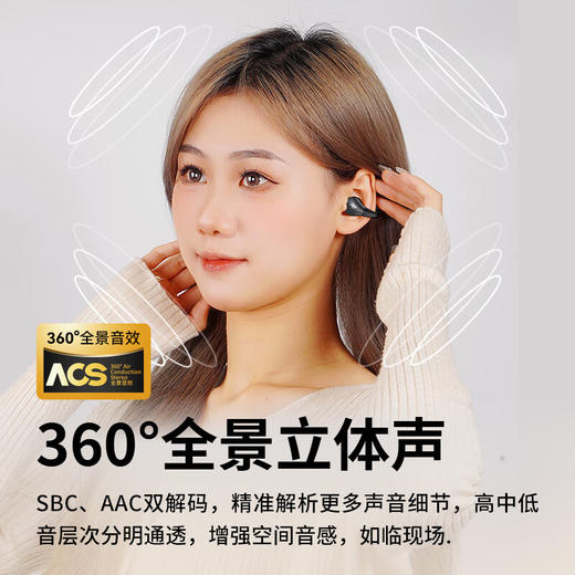 【小家电】兰士顿夹耳式蓝牙耳机不入耳开放式耳机ClipBuds R2 MAX HF 商品图6