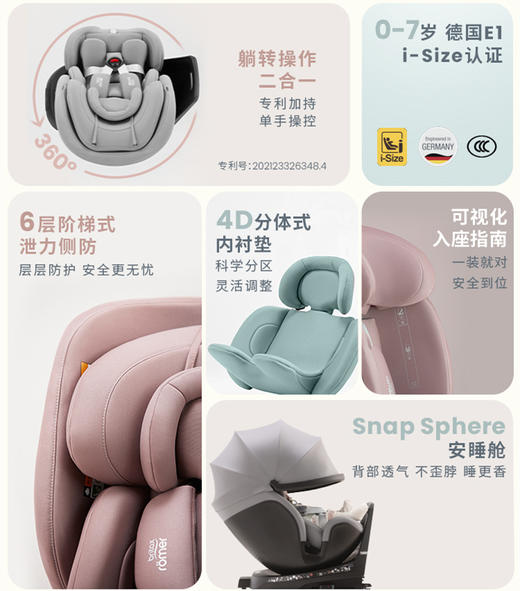 Britax Romer宝得适 成长骑士 儿童汽车安全座椅车载宝宝婴儿0-7岁 商品图4