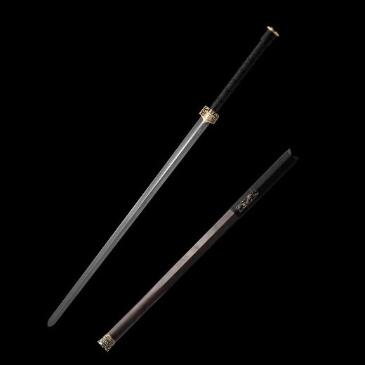 汉风双手剑 武术双手剑 八卦剑 龙泉沈广隆剑铺宝剑 收藏镇宅宝剑 sgl-8025未开刃 商品图7