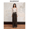 MAXRIENY2023秋季新款芳华系列丝绒套装阔腿裤(货号:MC88PA555) 商品缩略图2