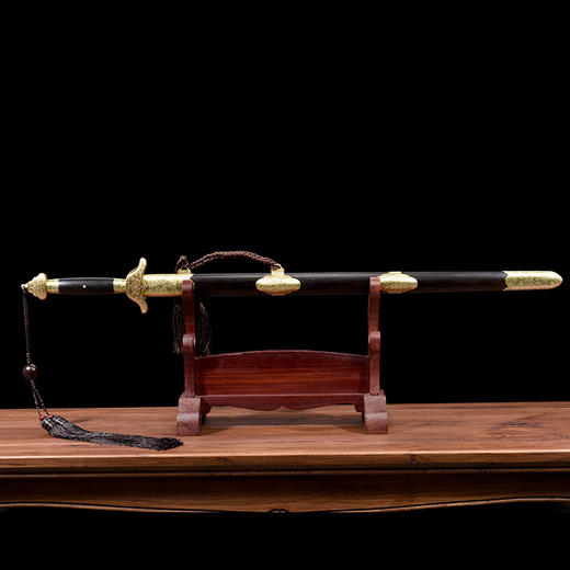 手工乾隆太极剑 太极大师专用太极剑沈广隆剑铺龙泉沈广隆宝剑 sgl-8016 未开刃 商品图6