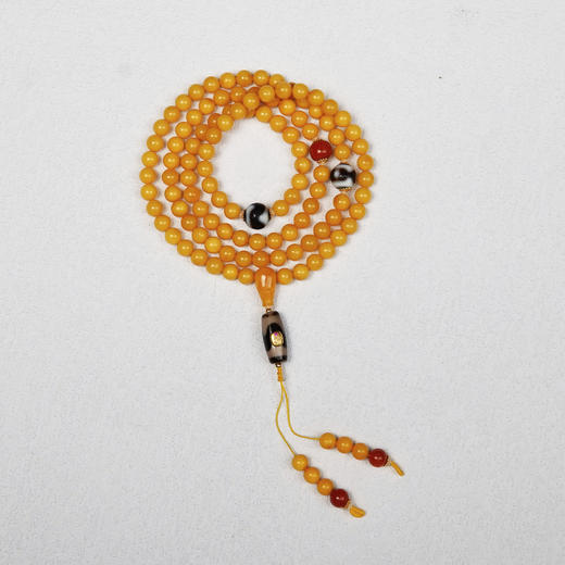 玉美人菲菲/S925蜜蜡项链圆珠约6mm 商品图0