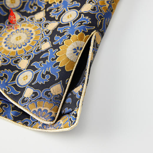 SAINTJOY/上久楷 女式宋锦外套 中式上衣 中国风 复古 大小团花纹花卉锦 CY1024207016 商品图7