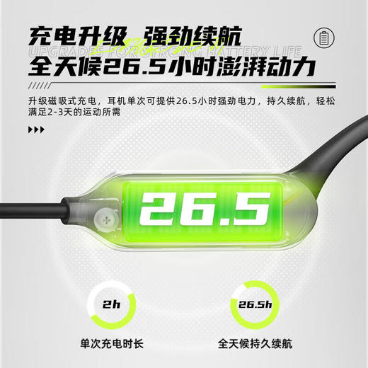 【小家电】兰士顿AirWave蓝牙耳机无线骨传导概念运动跑步无线不入耳挂耳式骑行 HF 商品图5