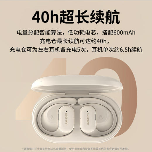 【小家电】兰士顿蓝牙耳机挂耳式骨传导概念开放不入耳通话降噪运动跑步骑行TS19 HF 商品图5