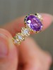 1.41ct 紫蓝宝戒指 商品缩略图3