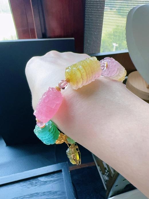 52.23g 雕刻碧玺手链 商品图7