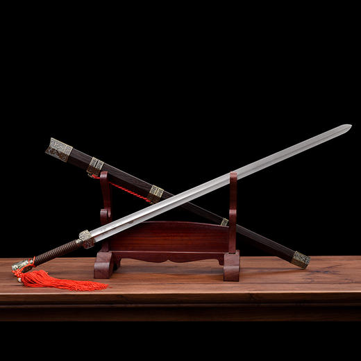 战国太极剑 按身高配标准太极剑 沈广隆剑 龙泉沈广隆宝剑 包邮 sgl-8011 未开刃 商品图5