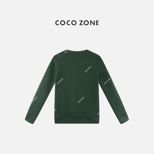 COCO ZONE 秋季圆领套头卫衣设计感长袖上衣CC1C2033 商品图1