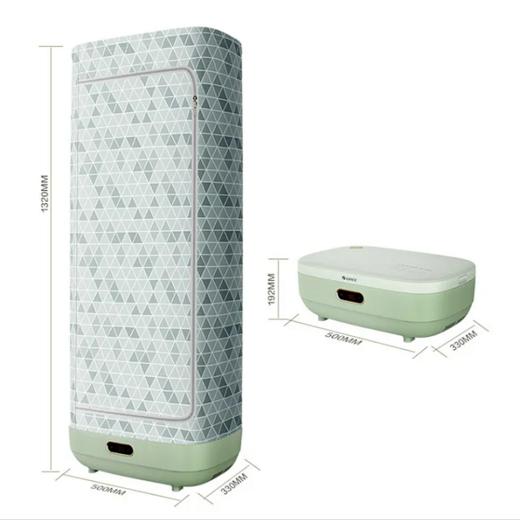 【预售】格力·暖风式折叠干衣机  烘干机 GNZ01-X609A 豆蔻青 商品图2