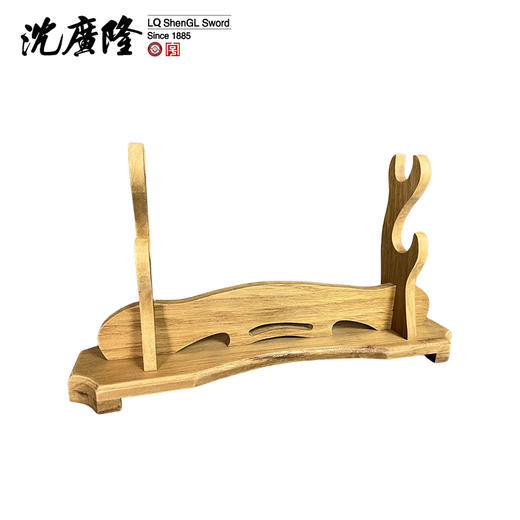 剑架 剑托 龙泉沈广隆刀剑架 宝剑架子 实木剑架 斜横架 展示架 商品图4