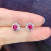 0.9ct 1.78g 红宝石耳钉 商品缩略图1