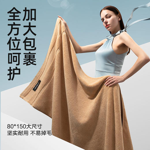 三利酒店浴巾纯棉男款加厚女家用洗澡吸水五星级高端全棉超大毛巾 商品图3