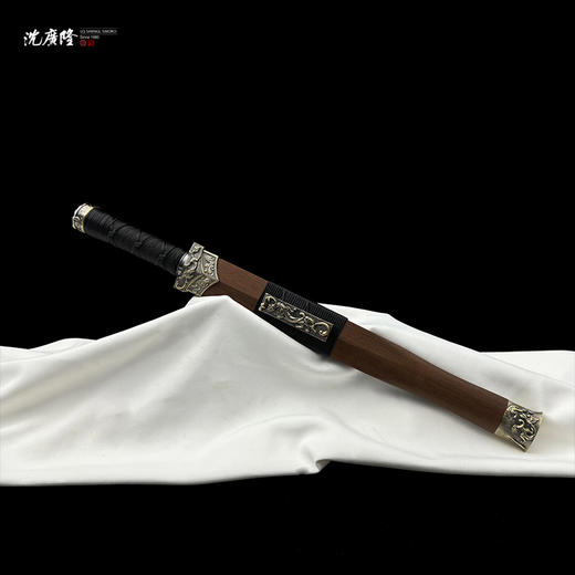 螭龙小短剑 龙泉短剑礼品短剑收藏短剑 龙泉沈广隆宝剑 未开刃 商品图2