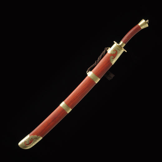 牛尾刀 武术太极刀 武术刀 龙泉沈广隆宝剑 龙泉清式刀剑 传统刀 sgl-5033未开刃 商品图5