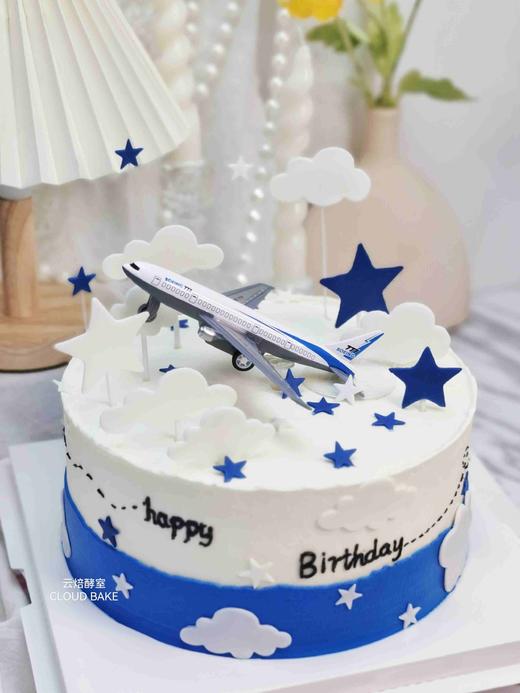 【向往蓝天】飞机主题蛋糕 商品图0