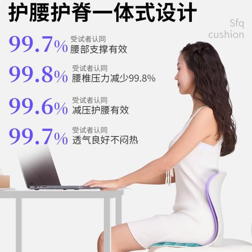 【升级四代】思菲其护腰矫姿坐垫椅  贴合设计久坐不累 老少皆宜 人体工学座椅 护腰美臀 引导正确坐姿 商品图3
