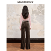 MAXRIENY2023秋季新款芳华系列丝绒套装阔腿裤(货号:MC88PA555) 商品缩略图3