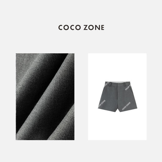 COCO ZONE  时尚纯色休闲短裤女士简约百搭裤子 CC1C1839 商品图2