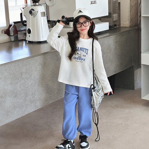 【清仓捡漏】【两件套】【130】【史努比】中大童休闲卫衣套装 商品图3