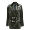 幽径绿廓形丝绒外套秋季通勤风西服上衣女 商品缩略图3