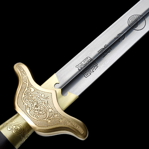 手工乾隆太极剑 太极大师专用太极剑沈广隆剑铺龙泉沈广隆宝剑 sgl-8016 未开刃 商品图5