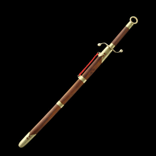 弘武太极刀 花纹钢 龙泉武术练习刀 沈广隆剑铺龙泉沈广隆宝剑 sgl-9012 未开刃 商品图5