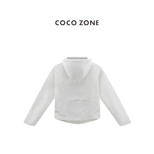 COCO ZONE 简约休闲运动外套百搭连帽通勤上衣CC1B1326 商品图1