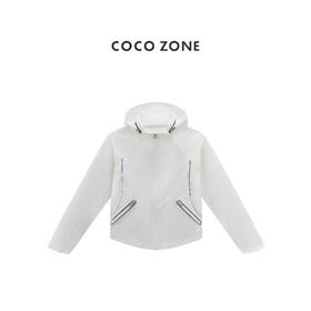 COCO ZONE 简约休闲运动外套百搭连帽通勤上衣CC1B1326