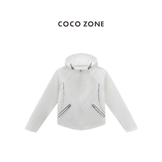 COCO ZONE 简约休闲运动外套百搭连帽通勤上衣CC1B1326 商品图0