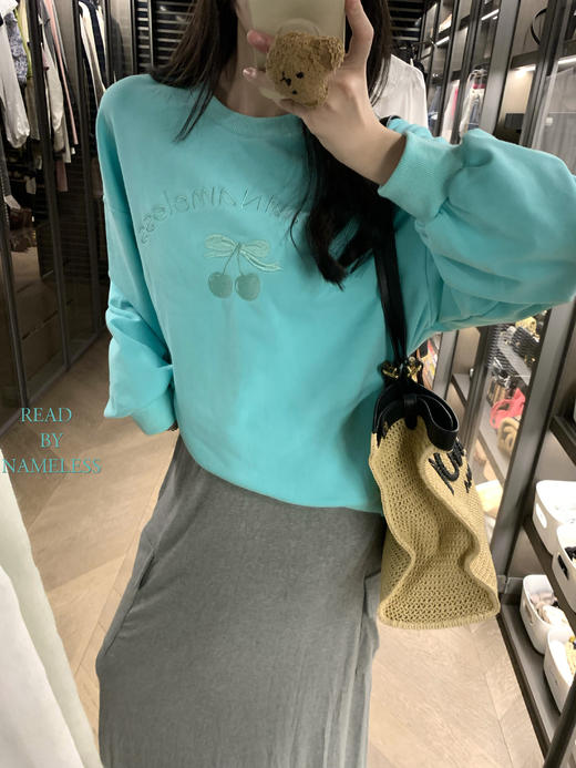 Read Nameless /湖蓝色樱桃卫衣+凉皮裙 商品图8