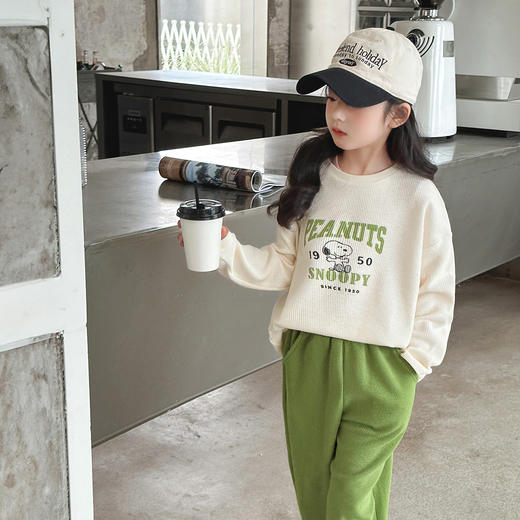 【清仓捡漏】【两件套】【130】【史努比】中大童休闲卫衣套装 商品图1