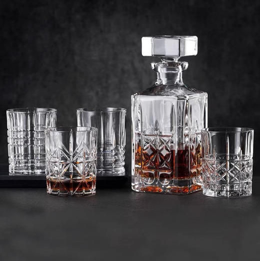 德国进口NACHTMANN水晶玻璃酒杯威士忌酒杯高级感洋酒瓶空瓶酒具 商品图1