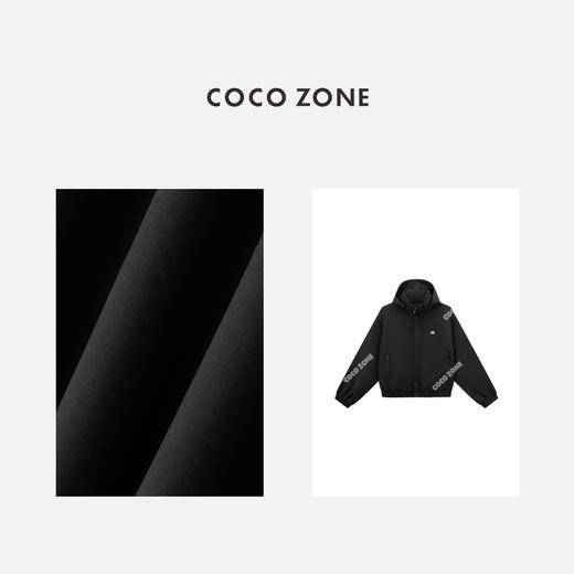 COCO ZONE 简约立领拉链上衣纯色百搭连帽外套CC1C1727 商品图1